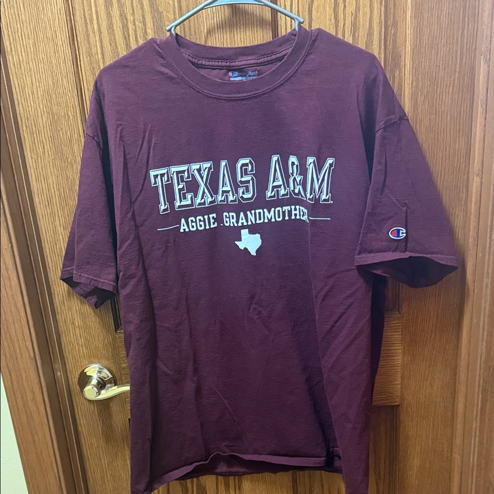 Champion Maroon Texas A&M 'Aggie Grandmother' Graphic Tee